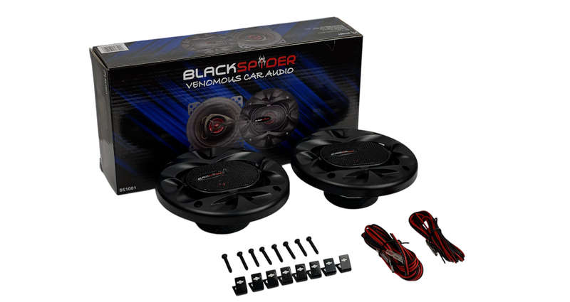 BlackSpider BS1001 4" 600W 2-Way Coaxial Speaker
