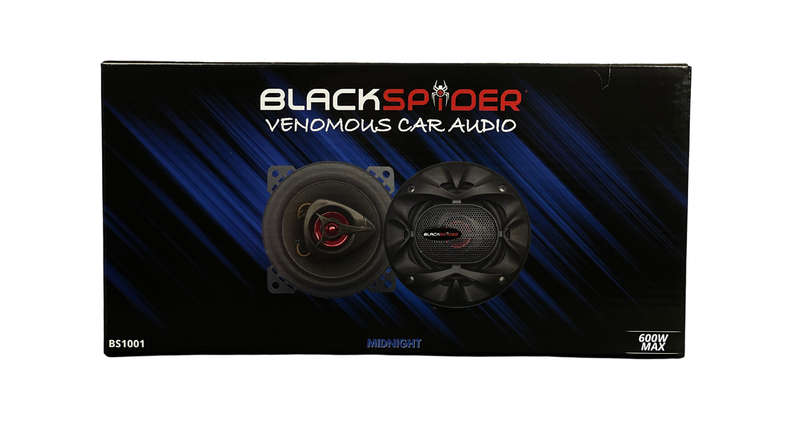 BlackSpider BS1001 4" 600W 2-Way Coaxial Speaker