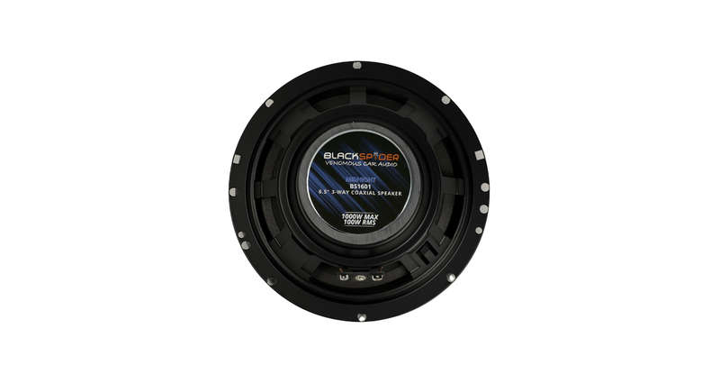 BlackSpider BS1601 6.5" 1000W 3-Way Coaxial Speaker