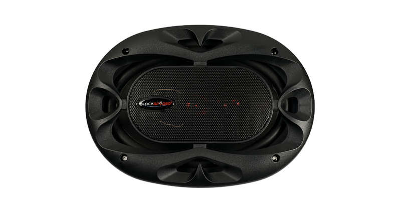 BlackSpider BS6901 6x9 1200W 4-Way Coaxial Speaker