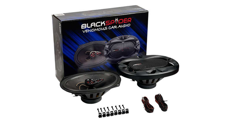 BlackSpider BS6901 6x9 1200W 4-Way Coaxial Speaker