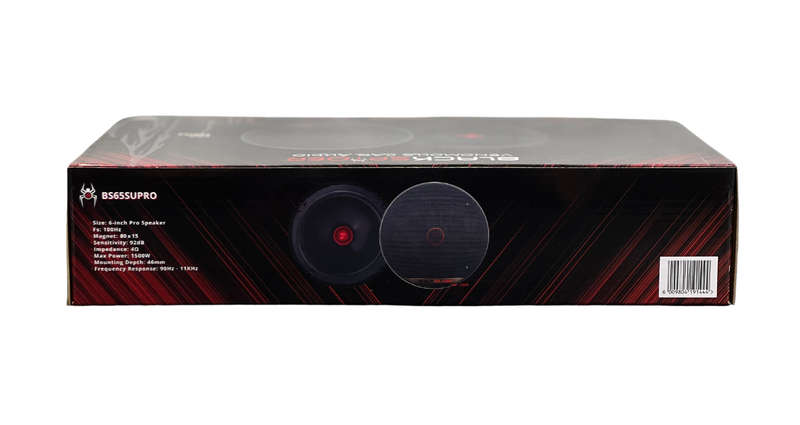 BlackSpider BS65SUPRO 6" 1500W Pro Speaker