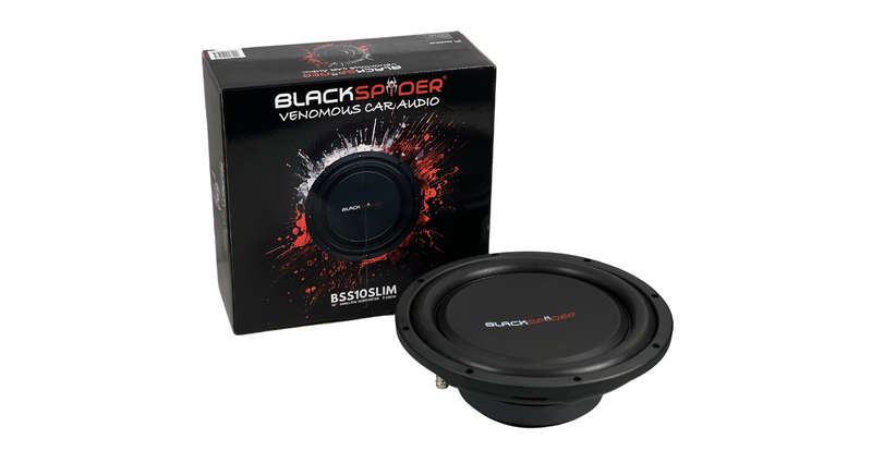 BlackSpider BSS10SLIM 10" 9000W Shallow Subwoofer