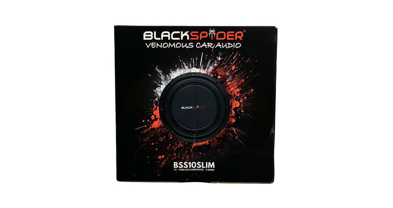 BlackSpider BSS10SLIM 10" 9000W Shallow Subwoofer