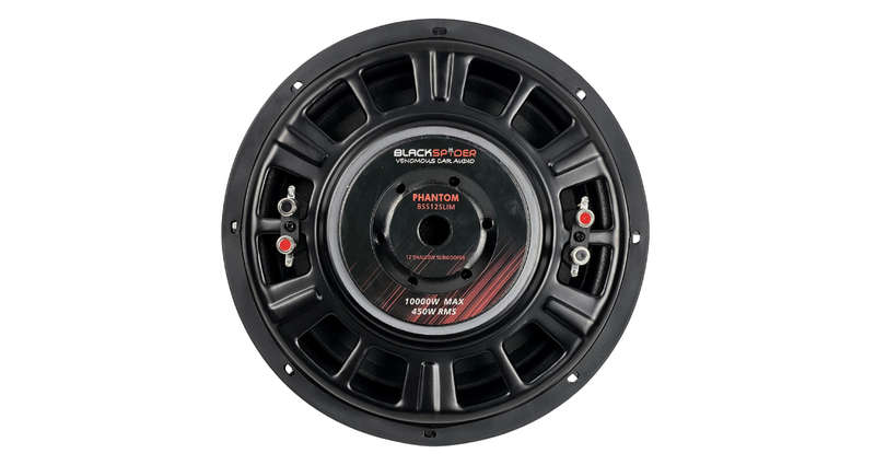 BlackSpider BSS12SLIM 12" 10000W Shallow Subwoofer