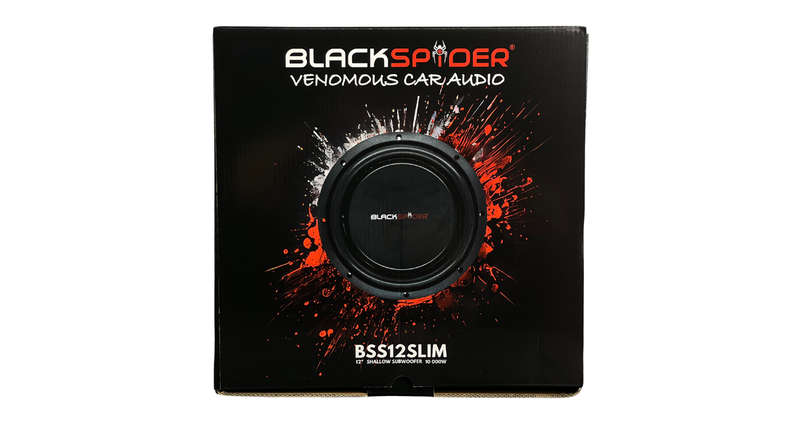 BlackSpider BSS12SLIM 12" 10000W Shallow Subwoofer