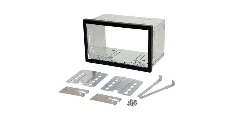 Universal Double-DIN Stereo Mounting Bracket  100mm Cage Kit