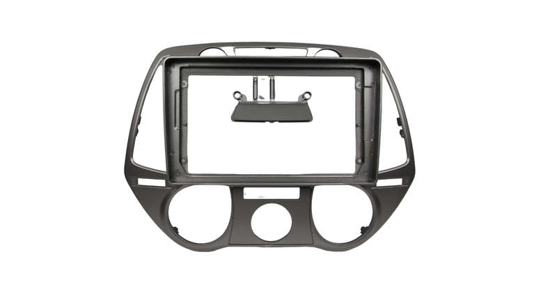 Hyudai i20 Manual AC 9" Trimplate 2008+ with SWC Harness