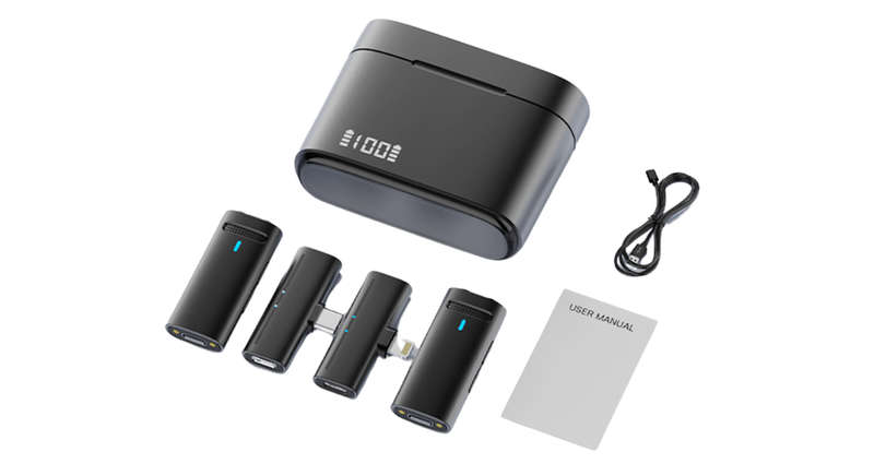Wireless Lavalier DANCIEYA Microphone Set M31