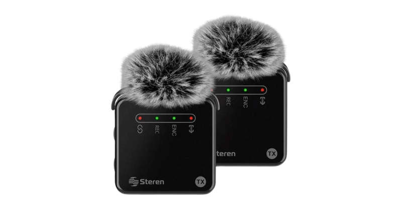 Steren Wireless Microphones  Dual Mic with Noise Cancelling