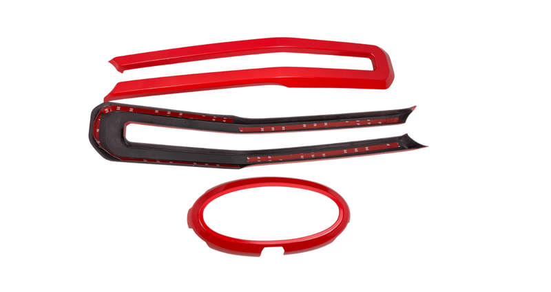 Ford Ranger Grill Cover 2023+ Red