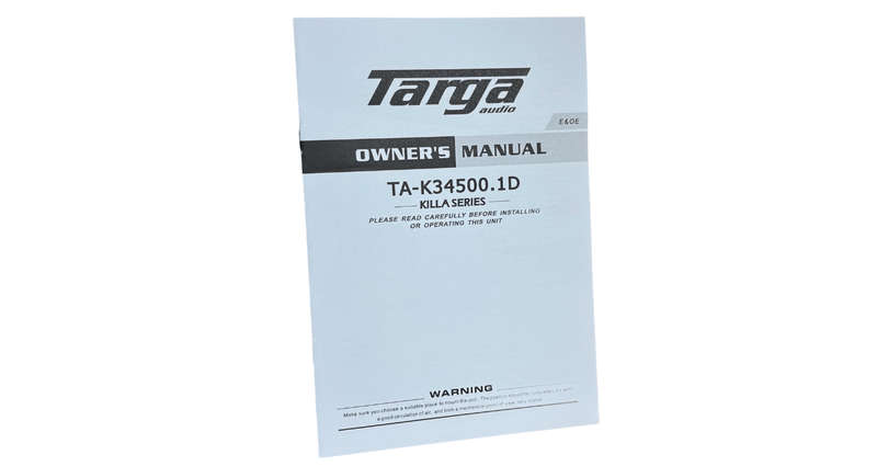 Targa TAK34500.1D KILLA Mono Block Amplifier 1600W