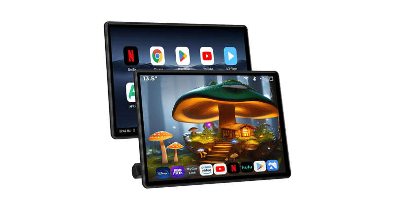 Blackspider 13.5" Android 4K Headrest HDMI USB 3G + 16G
