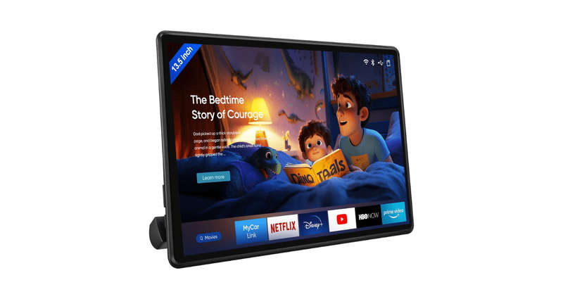 Blackspider 13.5" Android 4K Headrest HDMI USB 3G + 16G