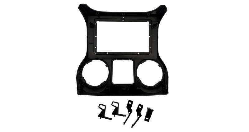 Jeep Wrangler Rubicon 10.1" Trimplate 2011-14 with SWC Canbus and Harness