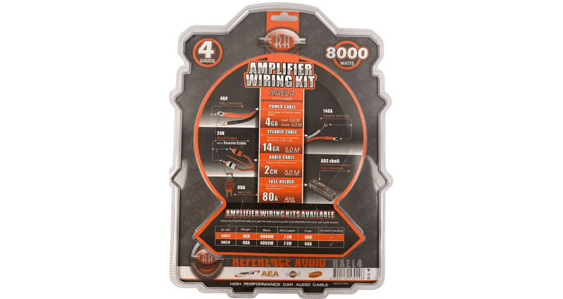 Reference Audio 4 Gauge 8000W Wiring Kit