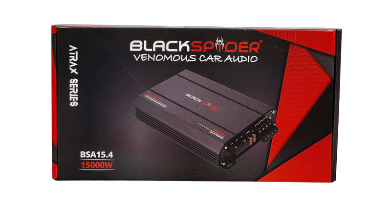 BlackSpider BSA15.4  15000W 4 Channel Amplifier