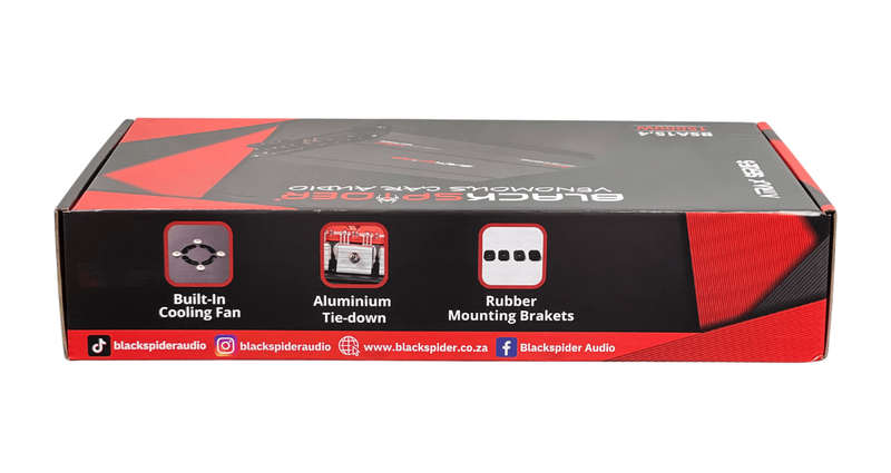 BlackSpider BSA15.4  15000W 4 Channel Amplifier