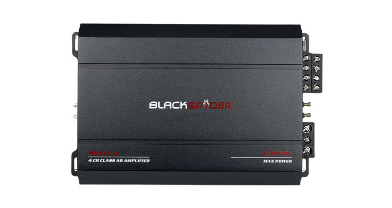 BlackSpider BSA15.4  15000W 4 Channel Amplifier