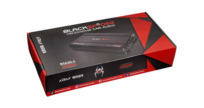 BlackSpider BSA20.4  20000W 4 Channel Amplifier