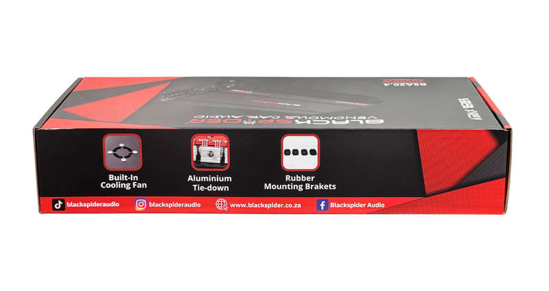 BlackSpider BSA20.4  20000W 4 Channel Amplifier