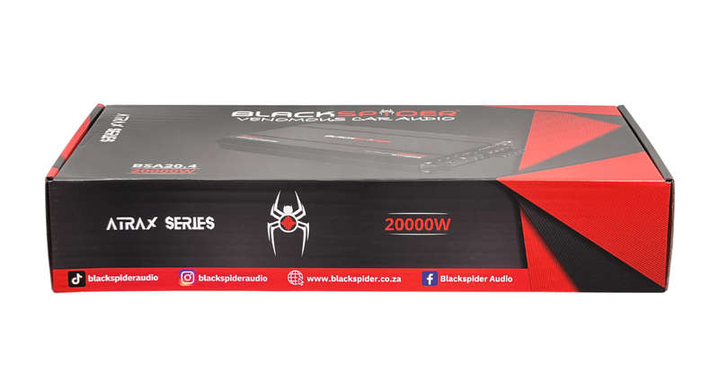 BlackSpider BSA20.4  20000W 4 Channel Amplifier