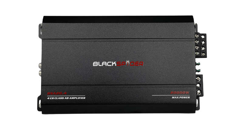 BlackSpider BSA20.4  20000W 4 Channel Amplifier