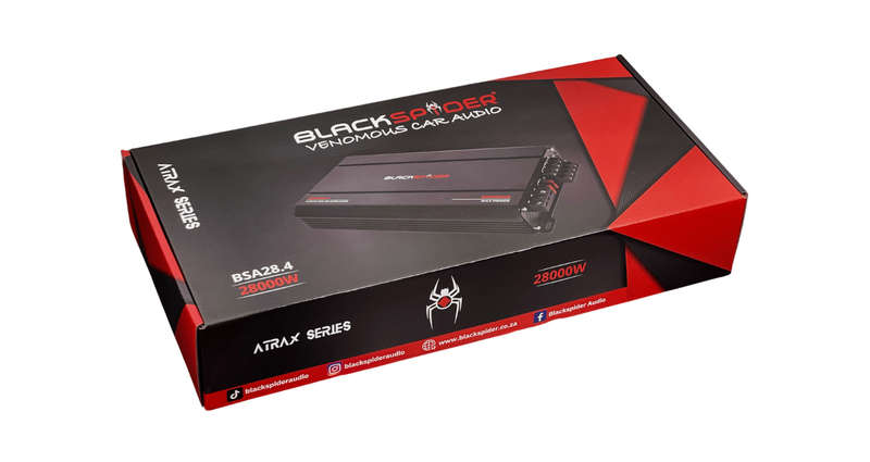 BlackSpider BSA28.4  28000W 4 Channel Amplifier