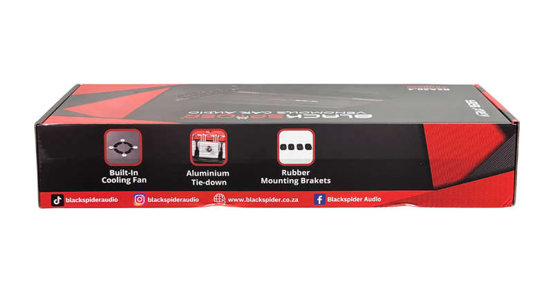 BlackSpider BSA28.4  28000W 4 Channel Amplifier
