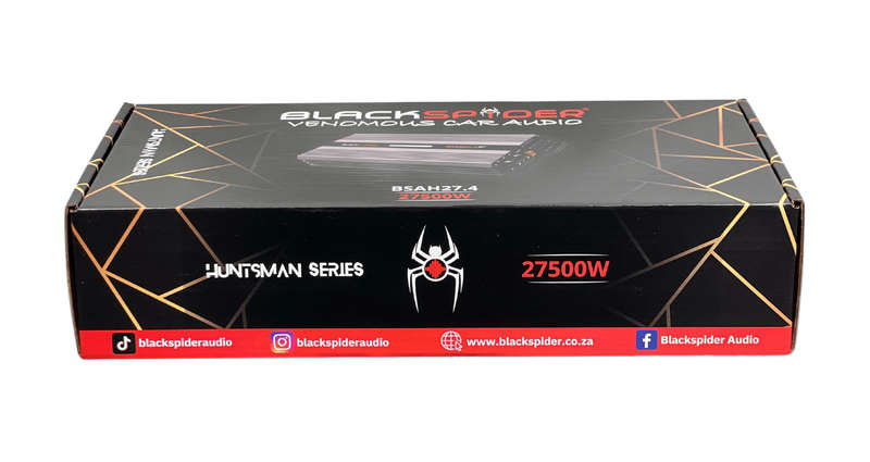 BlackSpider BSAH27.4  27500W  4 Channel Amplifier