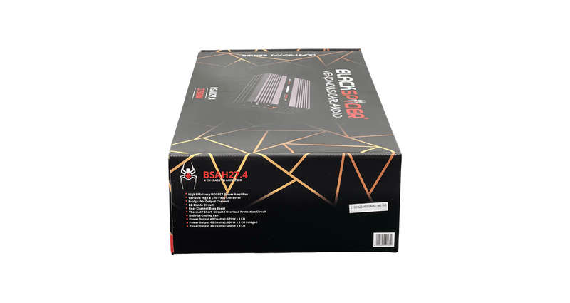 BlackSpider BSAH27.4  27500W  4 Channel Amplifier