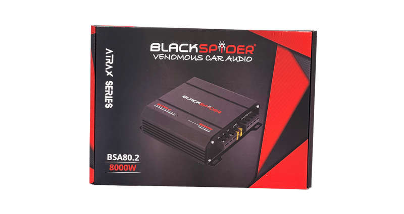 BlackSpider BSA80.2  8000W 2 Channel Amplifier