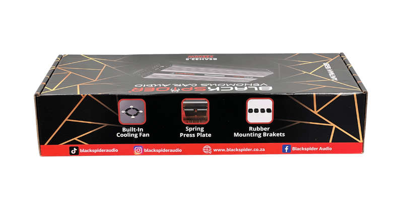 BlackSpider BSAH32.5 32500W 5 Channel Amplifier