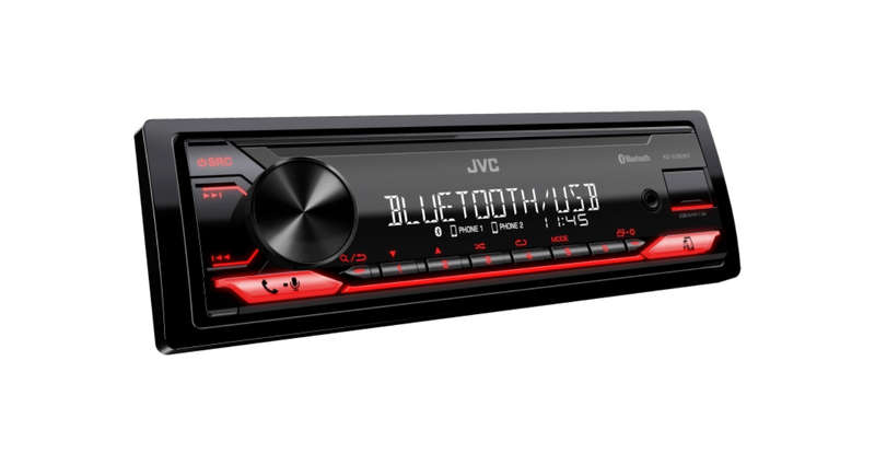 JVC KD-X282BT Single Din Radio with Bluetooth