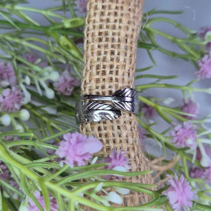 FEATHER RING, ADJUSTABLE