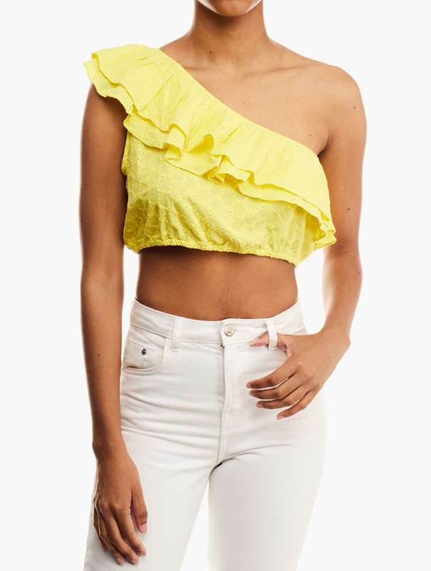 Original Zara Asymetrical Top (Size Large)