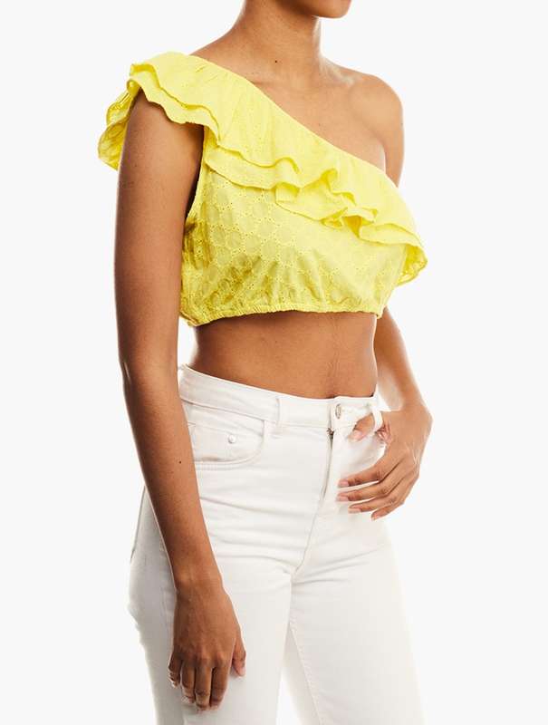 Original Zara Asymetrical Top (Size Large)
