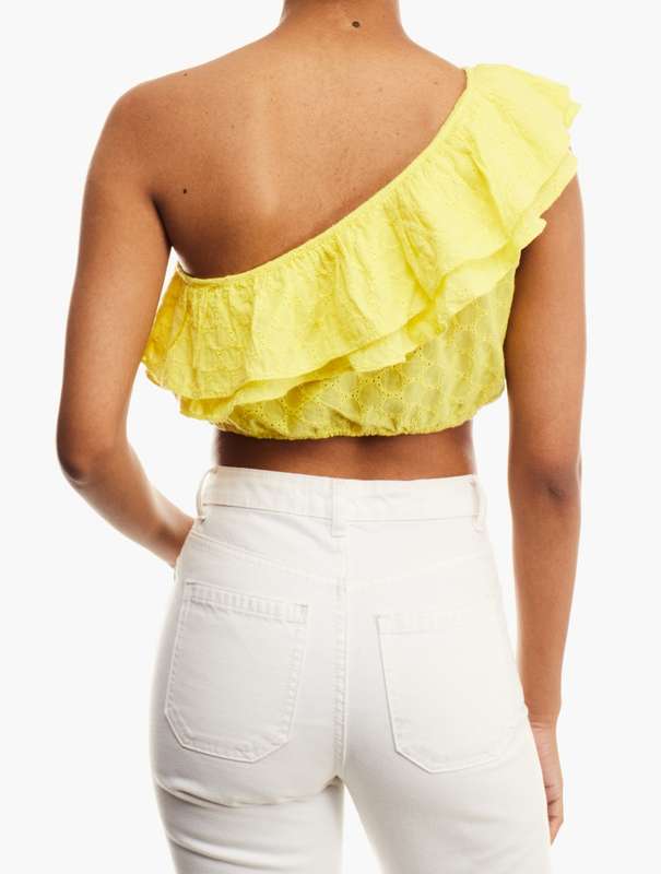 Original Zara Asymetrical Top (Size Large)