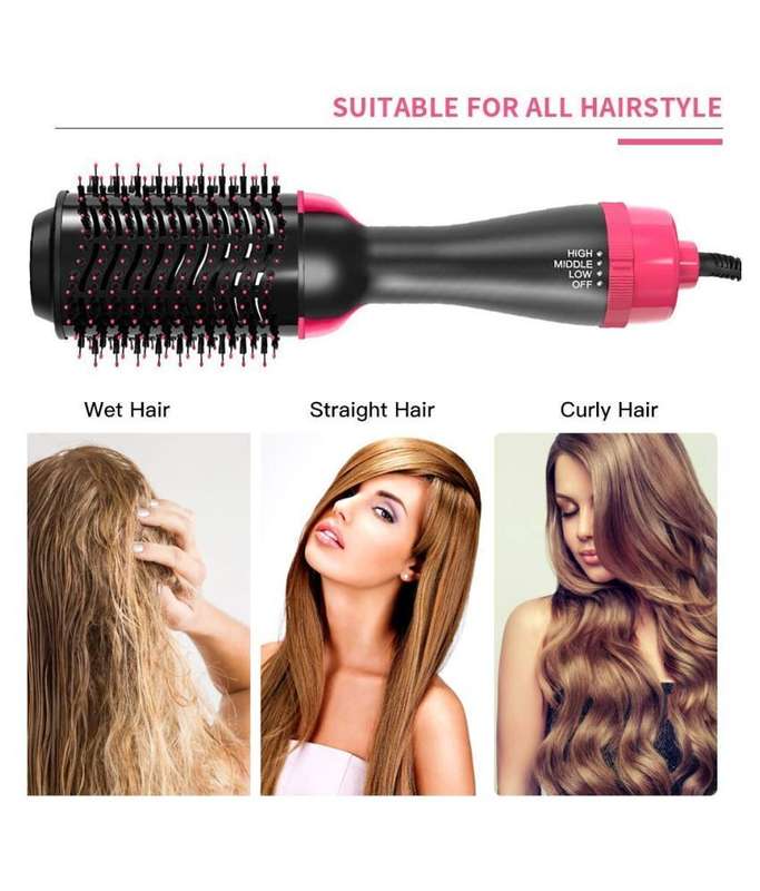 3 IN 1 One Step Blow Brush Volumizer Ceramic Heat