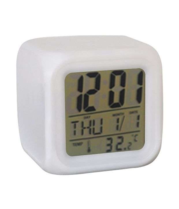 Digital Color Change Alarm Clock