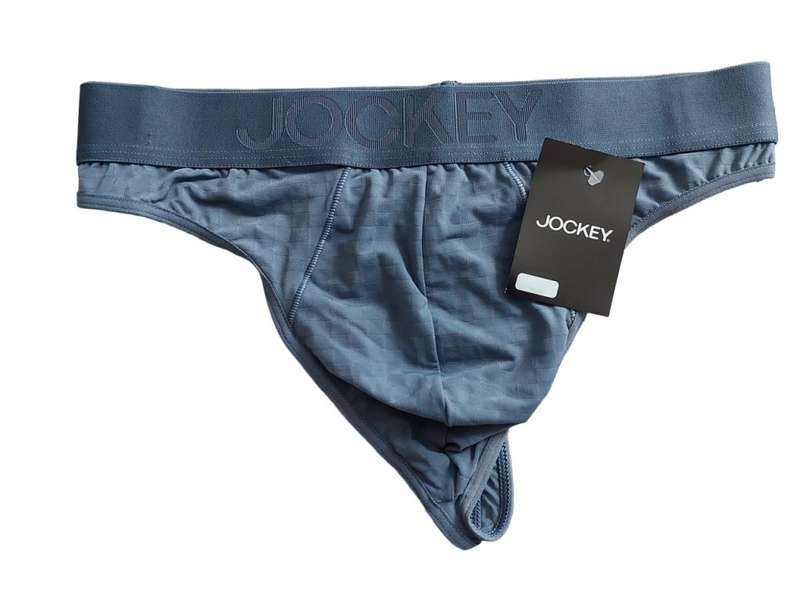 Jockey Men's G-string - Grey Check