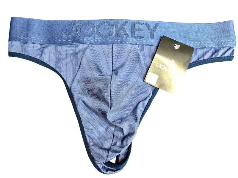 Jockey Men's G-string - Texture Blue