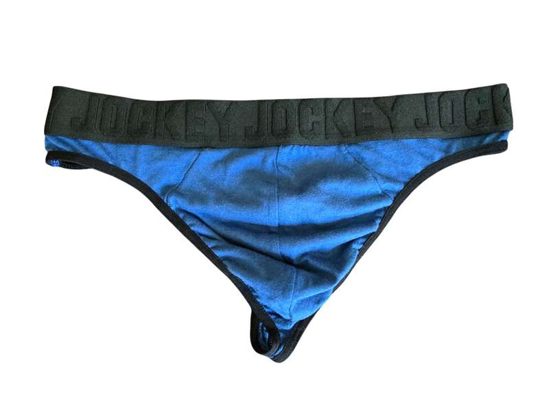 Jockey Men's G-string - Navy Embossed