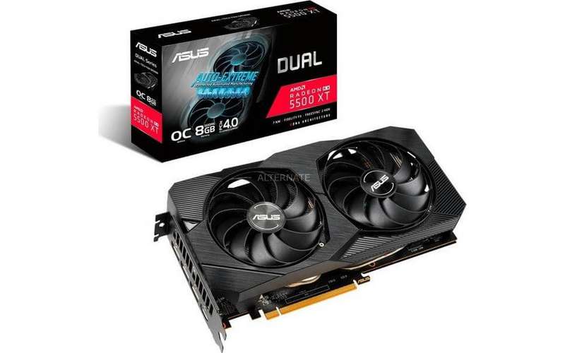 Asus DUAL Radeon RX 5500XT O8G EVO GDDR6 8GB