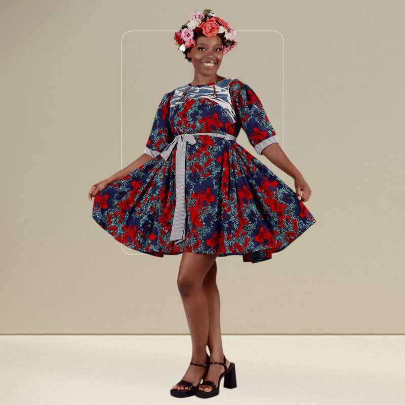 CLARA FLARED DRESS