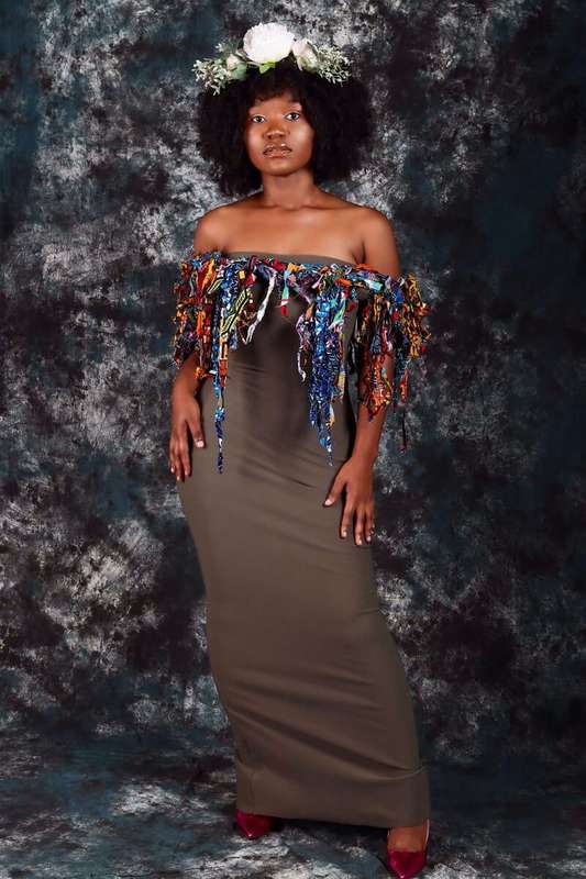 Clarita Long Cut Dress