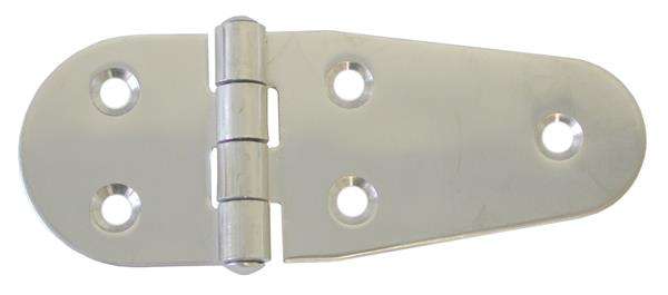 Round Side Hinge 40X108mm 316 Stanless Steel