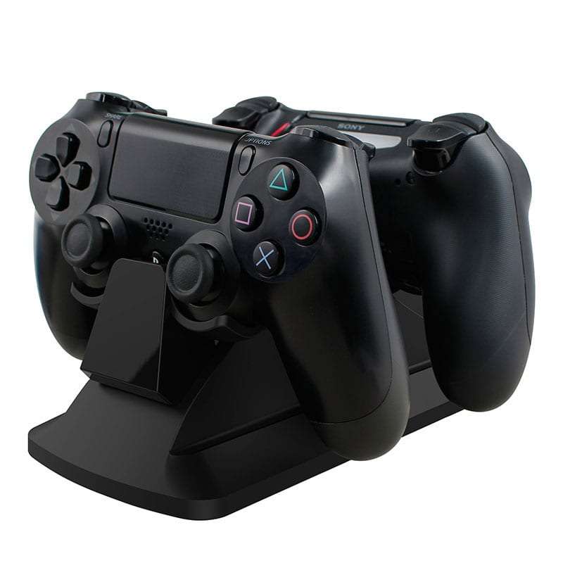 Sparkfox Dual Controller Charging Station Black - Ps4