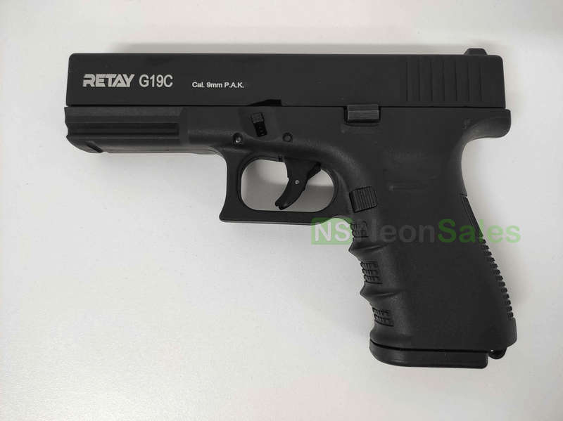 RETAY G19C BLANK GUN - BLACK
