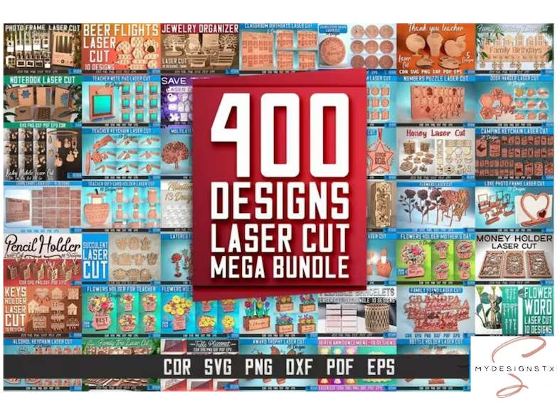 400 Laser Cut Mega Bundle - SVG